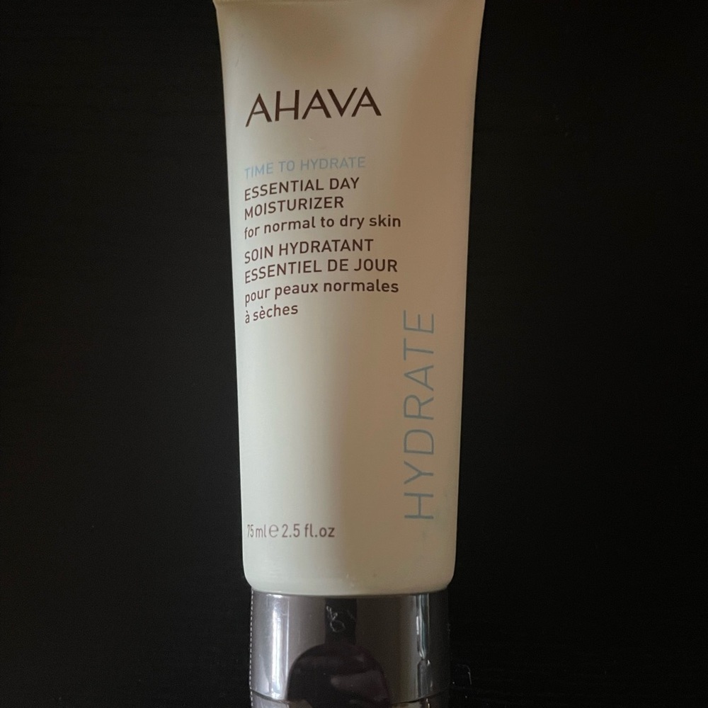 Ahava essential day moisturizer.